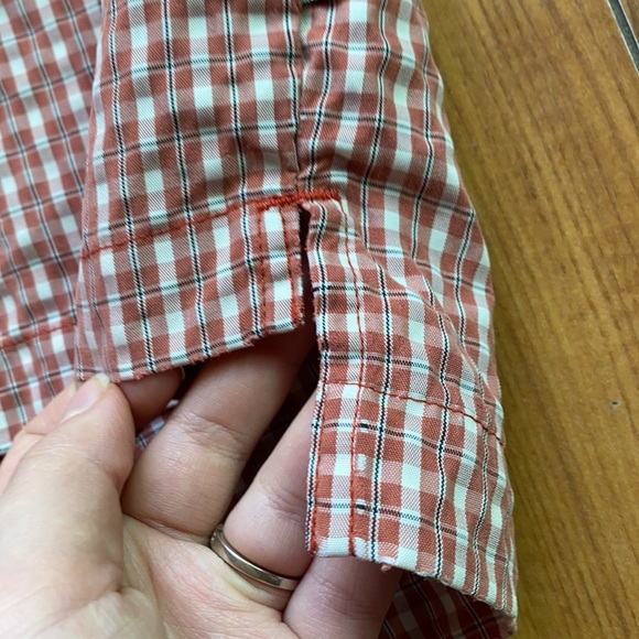 Woolrich Checkered Short Sleeve Button Down - Picture 5 of 7
